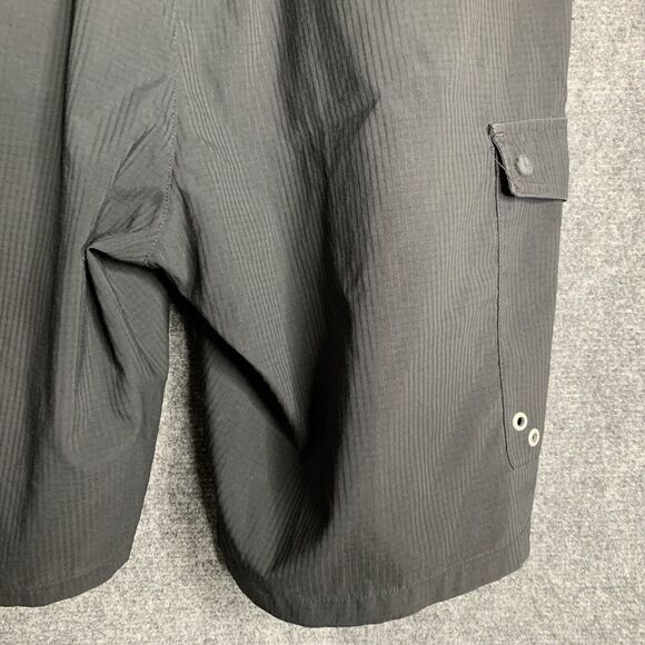 Under Armour Black Golf Shorts Men 34 Multi Snap Pockets Polyester - Picture 7 of 14